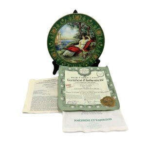 Henri D Arceau Limoges Plate L Impératrice Joséphine France Vintage